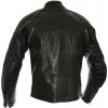 RTX Admiral Black Genuine Leather Biker Jacket 